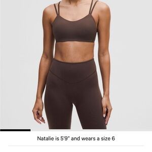 Women's Brown Sports Bra